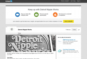 Linkedin Page of Detroit Nipple Works Visit Us!