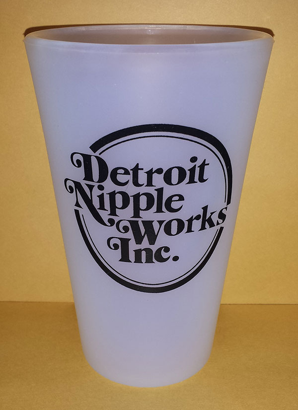 Detroit Nipple Works Glass