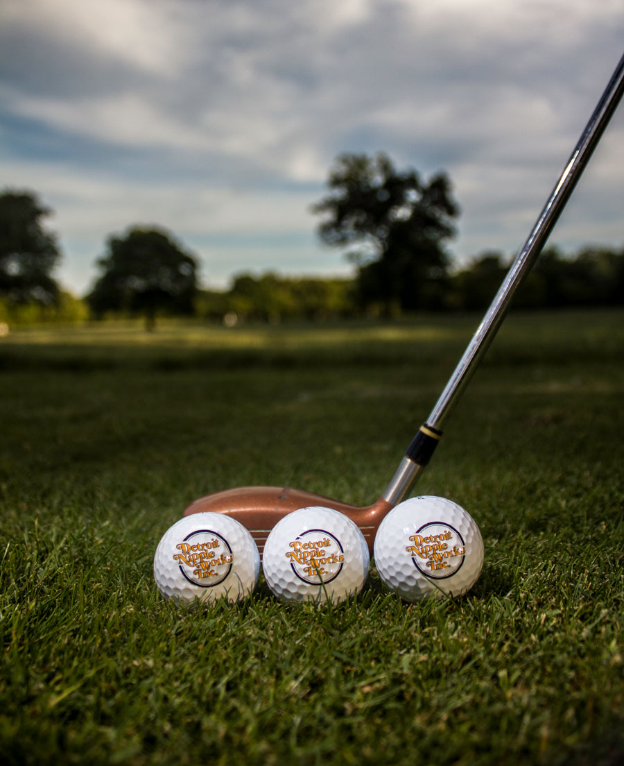 Detroit Nipple Works Custom Golf Balls