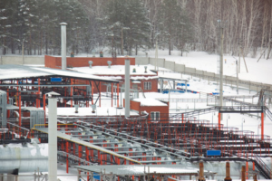Oil piping systems in winter
