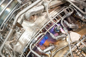Hydraulic application for steel tubing Jet engine